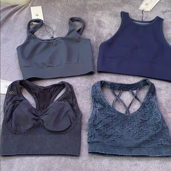 niki biki/avo Tops - Navy shades varieties of sport bras and crops